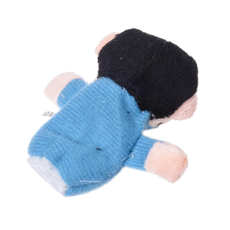 Топ! 6 шт. семейная ткань для кукол на пальцах детей детская игра обучающая