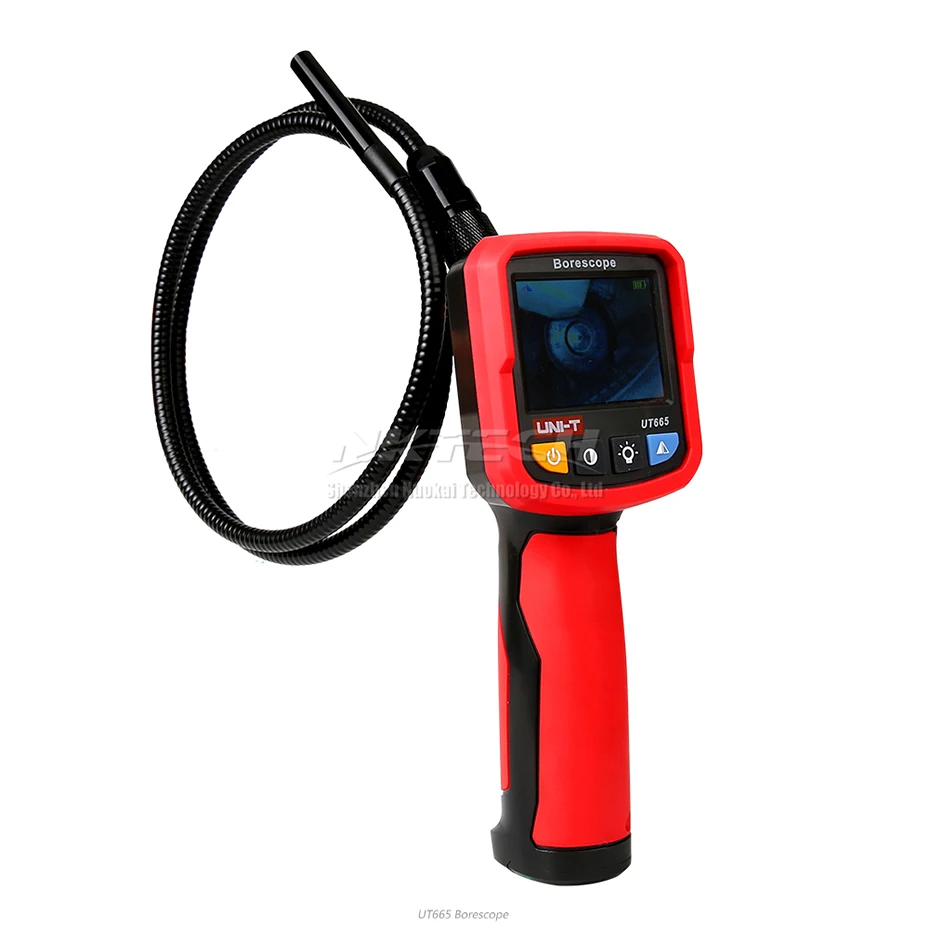 Промышленный бороскоп UT665 водостойкий для ремонта автомобиля камера-змея