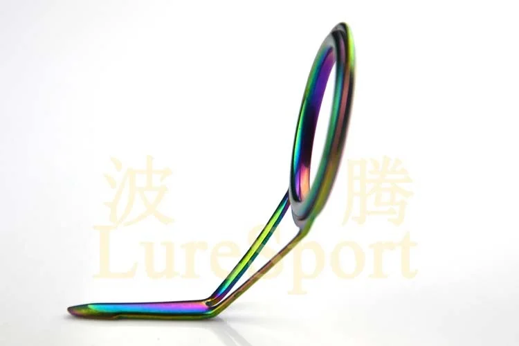 LureSport руководство и топ набор YOG многоцветное кольцо разноцветная оправа стержень строительный компонент руководство рыболовный полюс ремонт DIY аксессуар