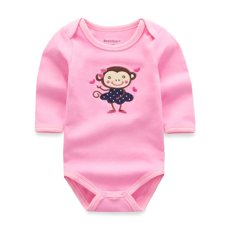 3 шт. детские комбинезоны с длинным рукавом хлопок детская одежда для