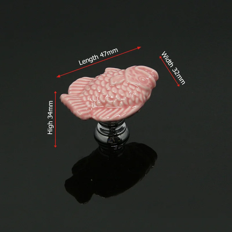 

Керамические ручки KAK с мультяшными рыбками