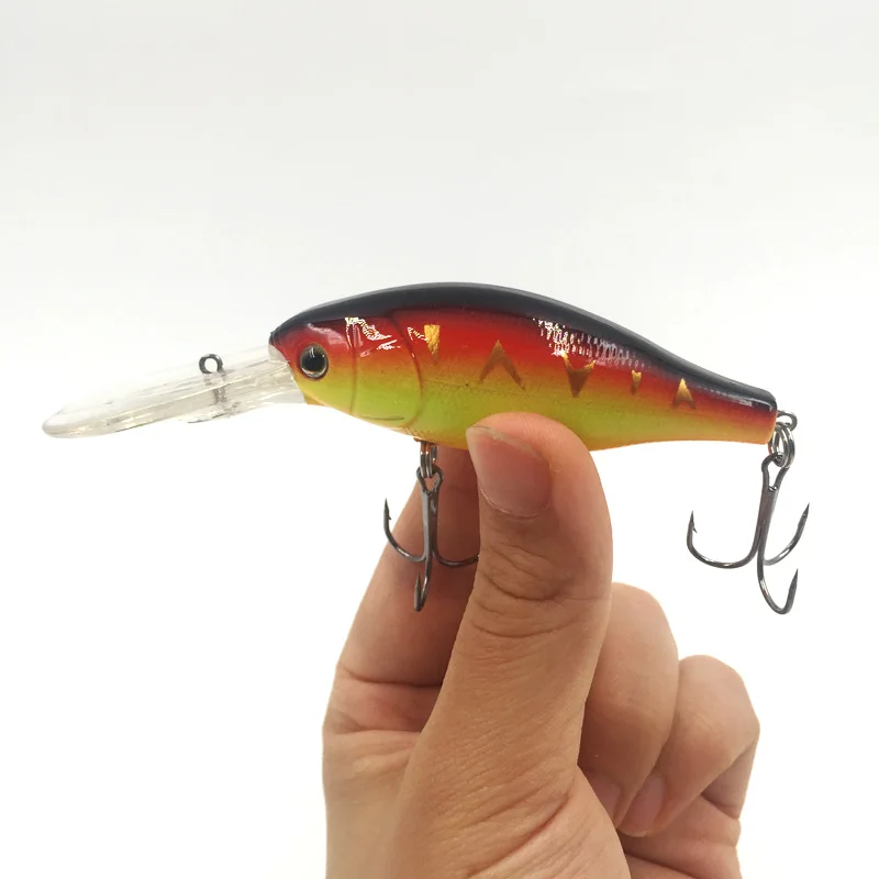 Высокая Приманка Crankbait RealSkin живопись широкий вобль медленно плавающий Jerkbait 2X