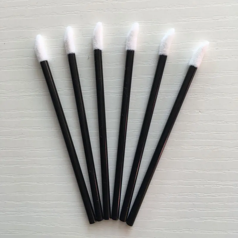 200 шт. Флокированная губка одноразовые кисточки для губ кисти мягкая Кисть