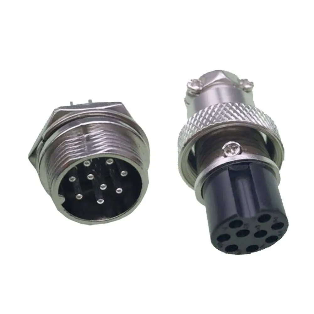 1 комплект 5/8 &quotGX16 авиационный Кабельный соединитель 1-10Pin штекер и гнездо Разъемы