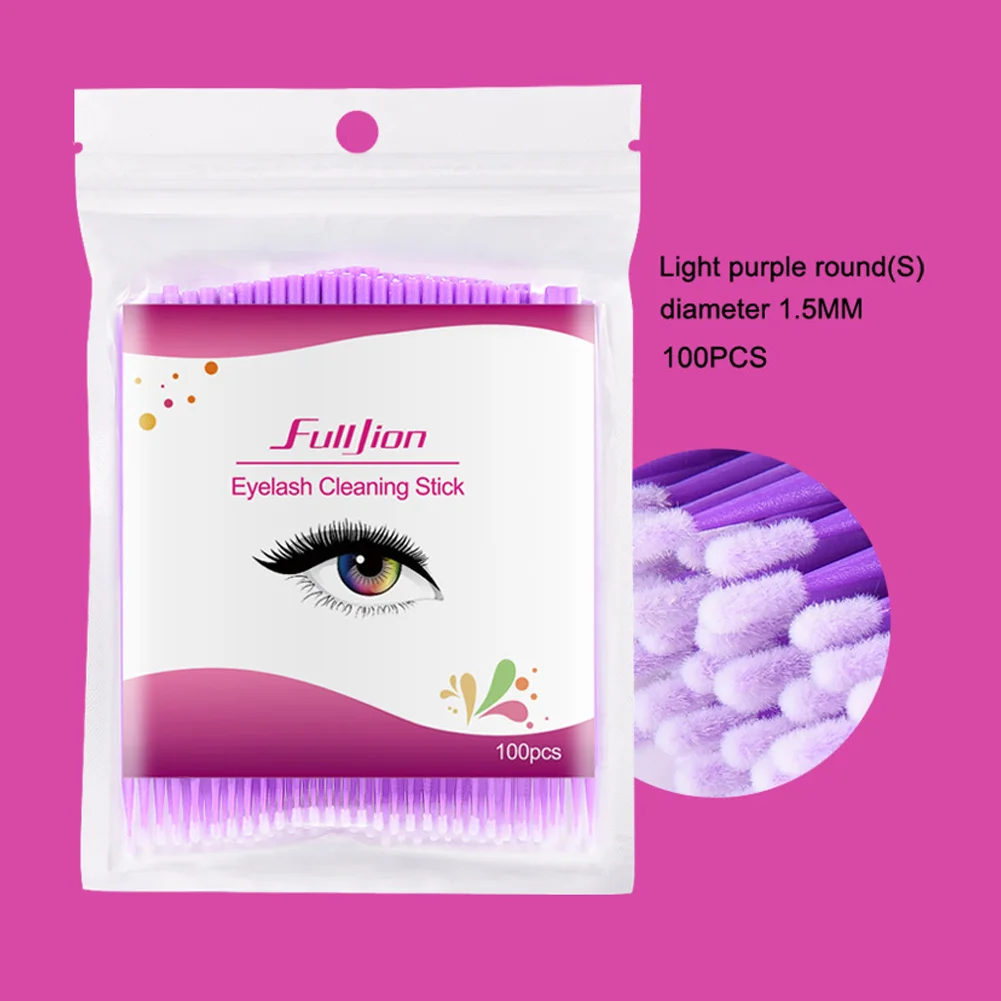 100 шт одноразовая щетка для ресниц тампоны инструменты наращивания