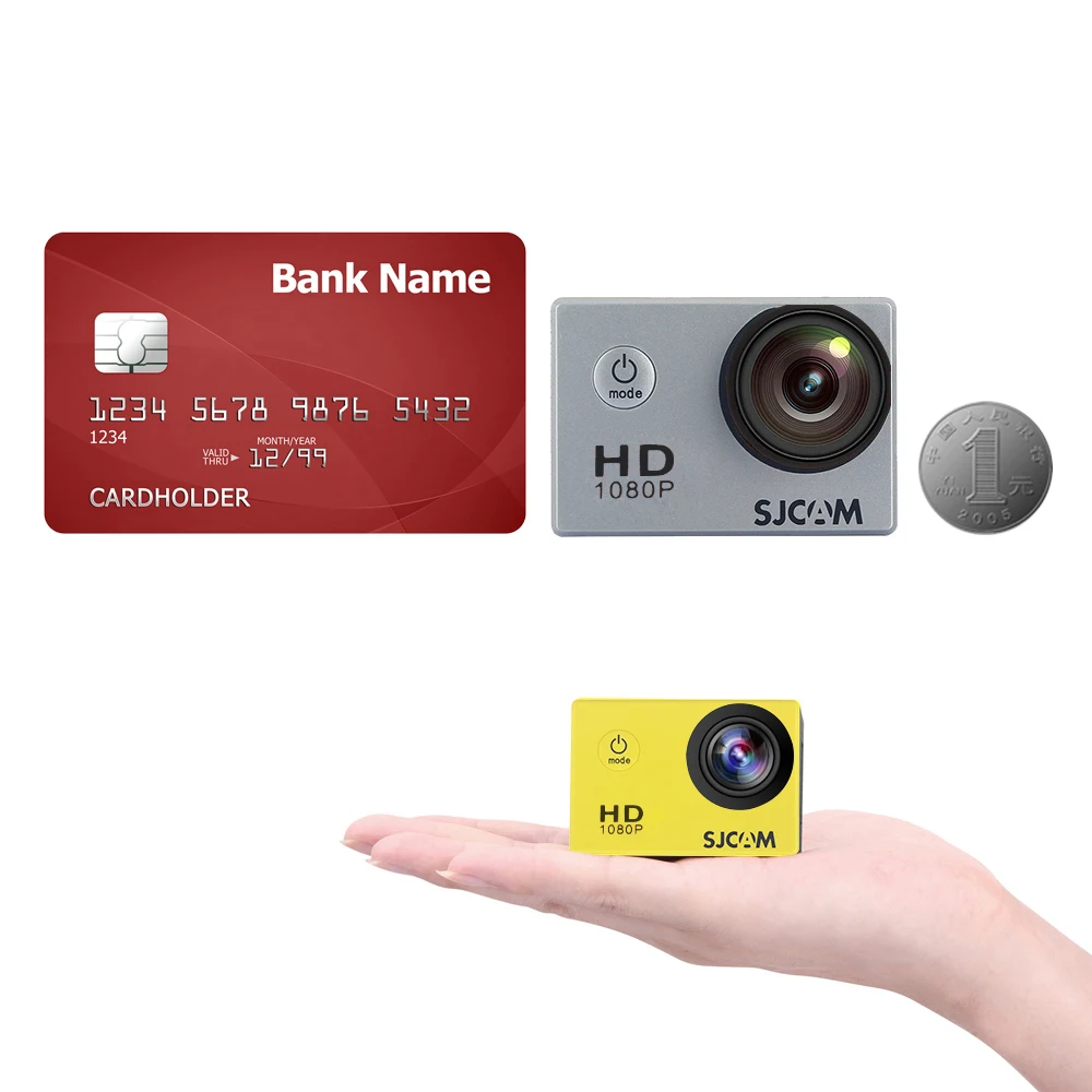 В наличии в России! Sjcam SJ4000 WIFIHD 30 м Водонепроницаемая мини Спортивная камера для