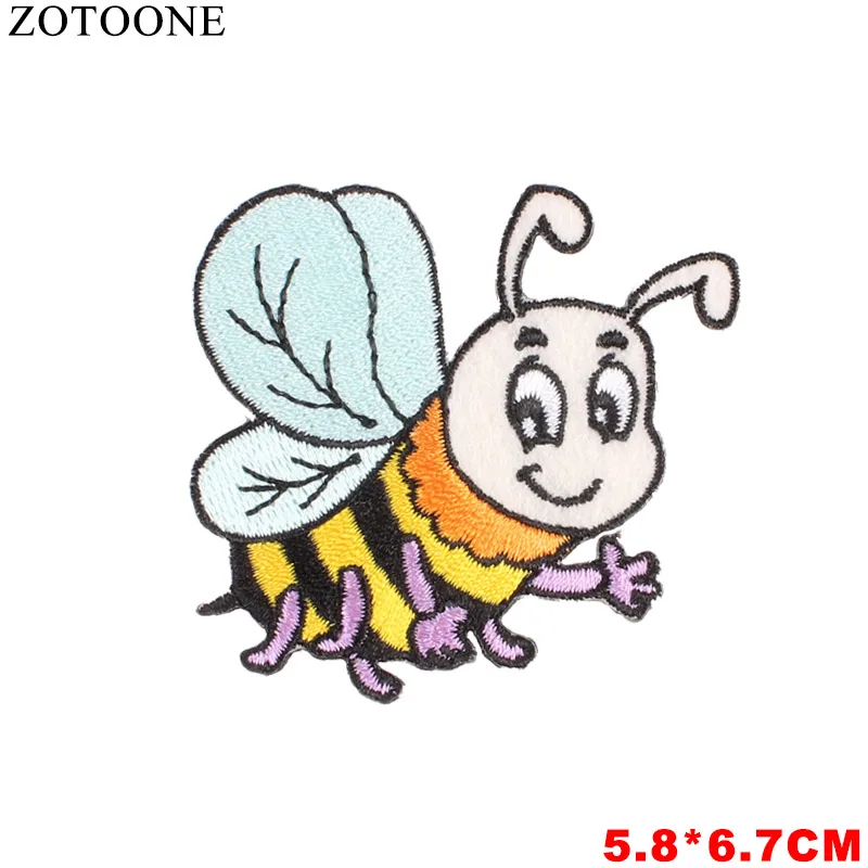 Вышитые нашивки ZOTOONE в виде бабочек для одежды наклейки аксессуары рубашки