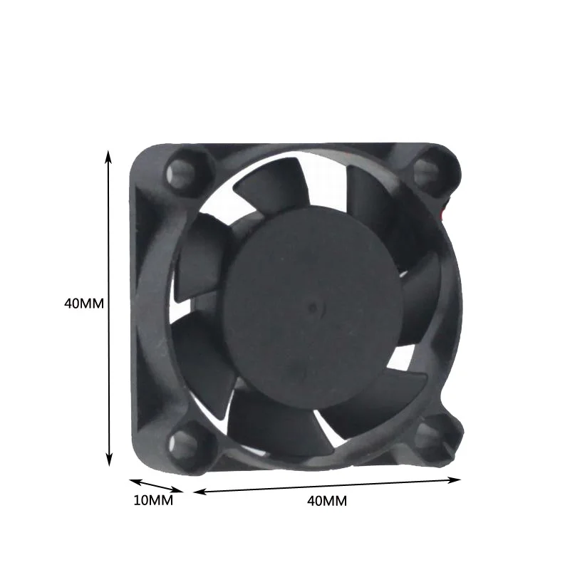 2 шт./лот 40*40*10 мм DC5V 12V 24V двойной шариковый подшипник 4010 2Pin охлаждающий