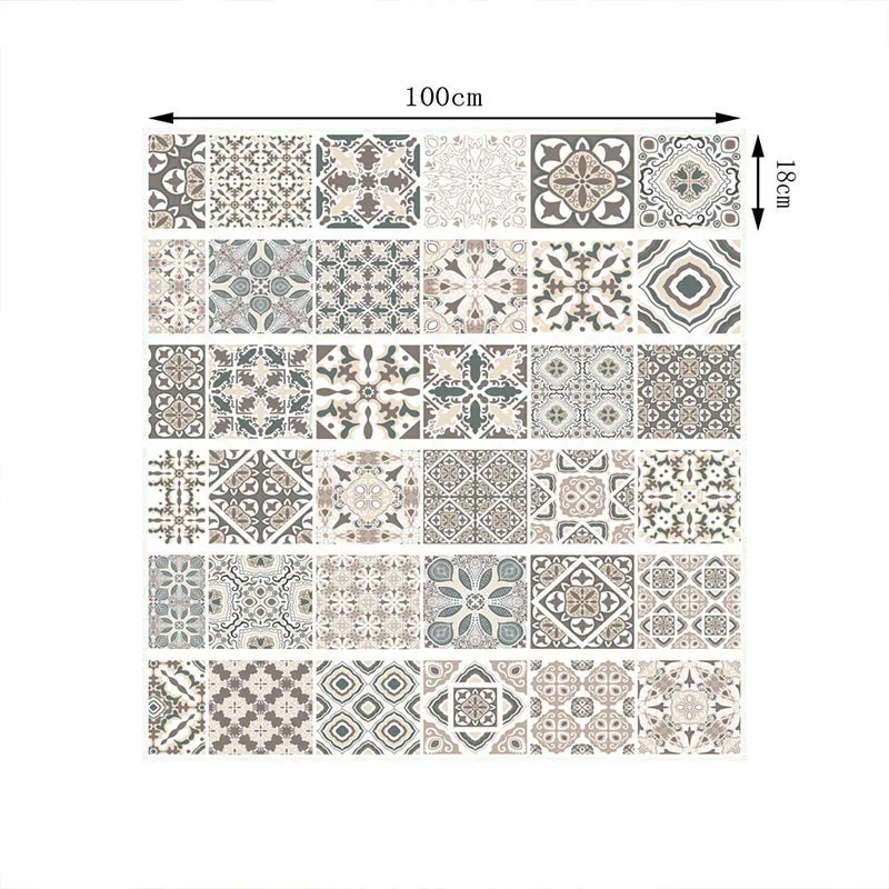 6 шт./компл. кухонные обои плитка лестницы самоклеющиеся наклейки ванная комната