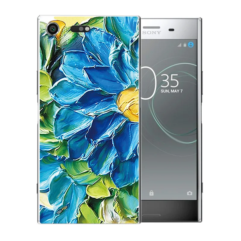 Для Sony Xperia XZ Премиум чехол Funda Ван Гог шаблон задняя крышка 5 46 &quotXz для Xz Capas |
