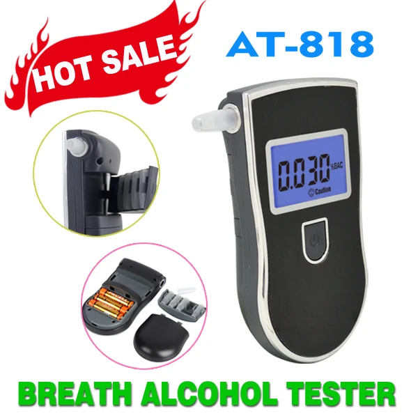 

HOT 2019 greenwon 818 Prefessional Digital Breath Alcohol Tester Breathalyzer Portable Detector LCD Display Alcohol Tester