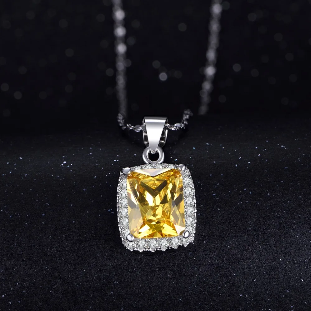 Большая Акция 2ct настоящая 925 Серебряная подвеска SWA Элемент имитация 5А циркониевое ожерелье для женщин свадебные украшения для помолвки