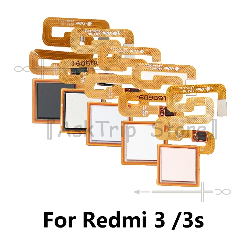 Сканер отпечатков пальцев для Xiaomi Redmi Note 3 3s домашняя кнопка датчик гибкий кабель