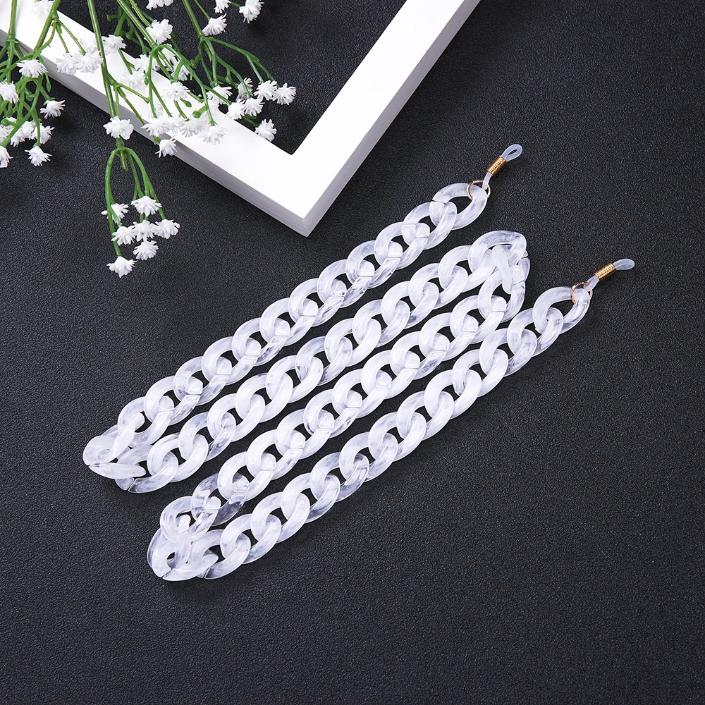 Skyrim Модные женские акриловые очки цепочки для очков аксессуары чтения держатель