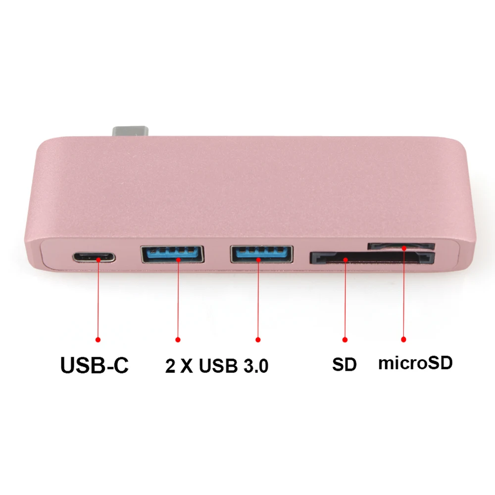 USB C концентратор для TF SD считыватель слот концентратор 3,0 PD Thunderbolt 3 USB C концентратор адаптер для MacBook New Pro Air 12 13 15 16 дюймов A2141