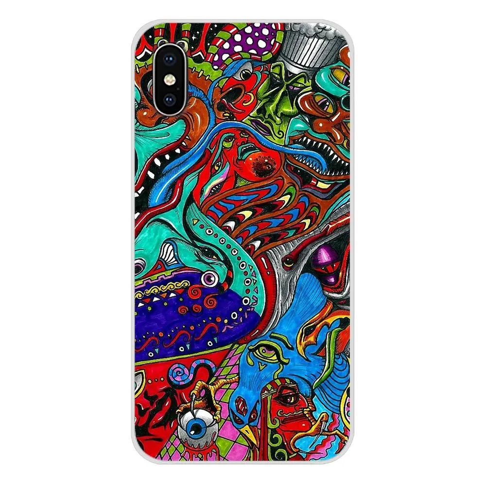Чехол для телефона Apple iPhone X XR XS MAX 4 1 5 6 6S 7 8 Plus ipod touch абстрактные яркие аксессуары LSD