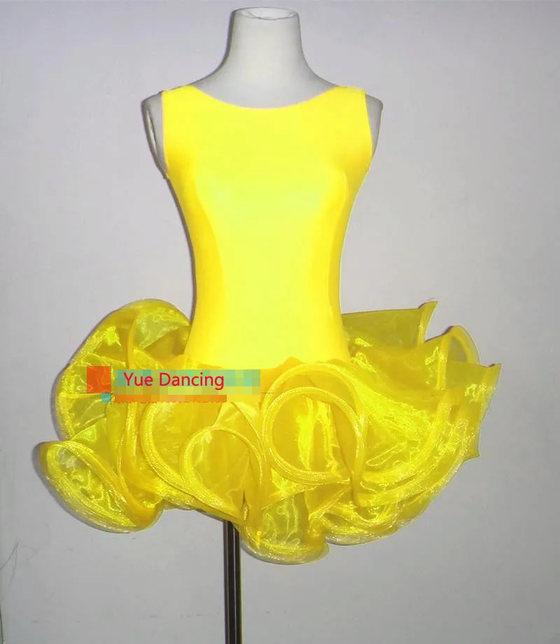 Женское платье для латиноамериканских танцев красное/розовое/синее/зеленое