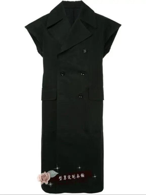 S 6XL новинка 2019 Мужская одежда модный британский стиль куртка без рукавов