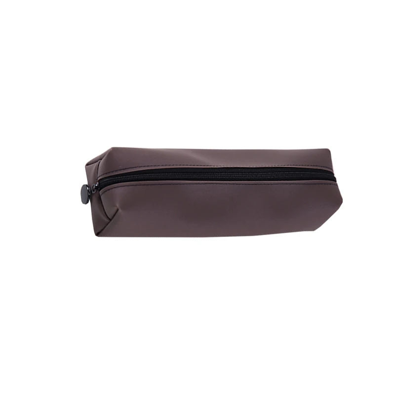 

Simple Solid Sunny PU Multifunctional Cosmetic Makeup Bags Pencil Case Student Pencil Cases for Girl Stationery PU Pencil Bag