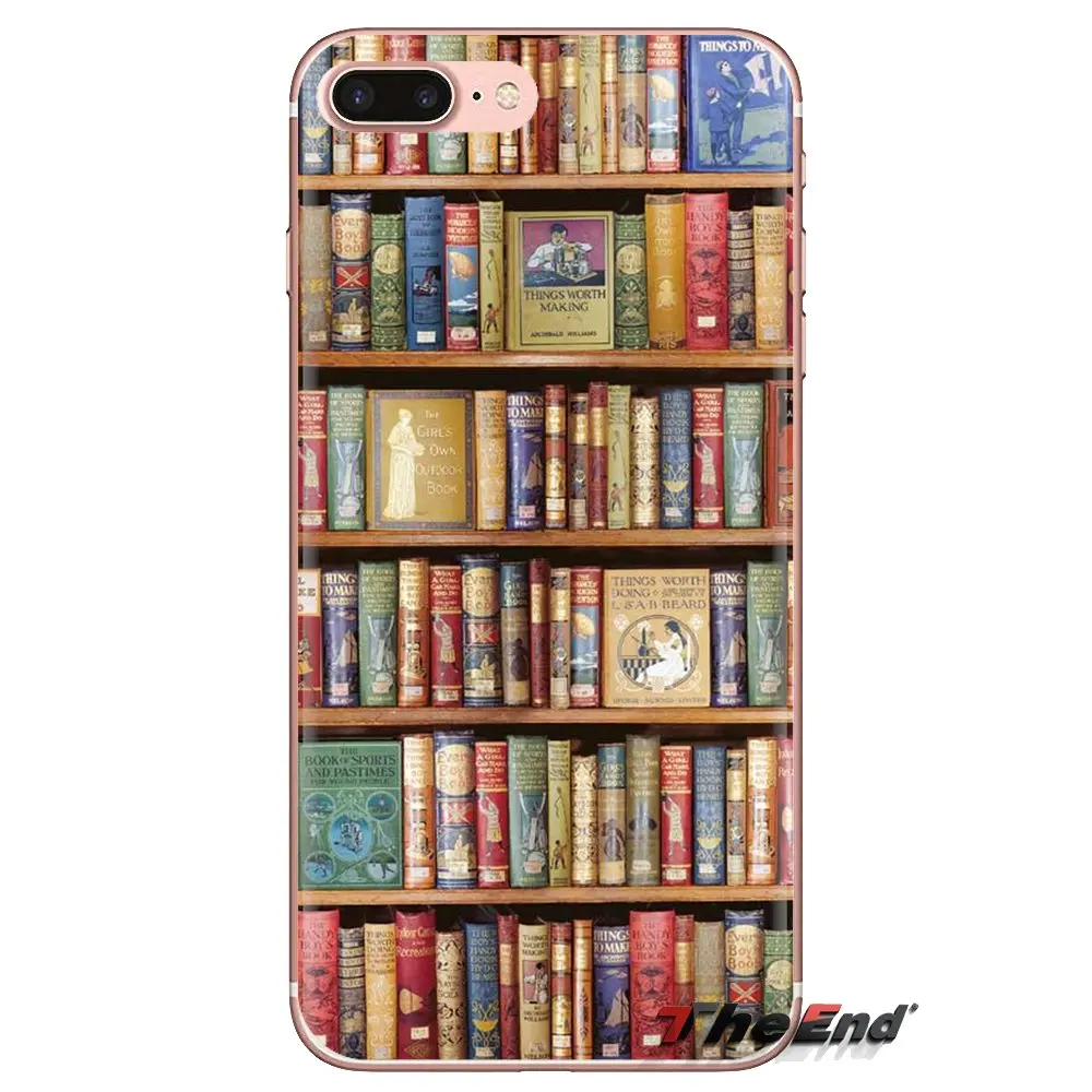 Phone Covers Retro Book Shelf Bookshelf Library For Xiaomi Mi3 Samsung A10 A30 A40 A50 A60 A70 Galaxy S2 Note 2 Grand Core Prime |