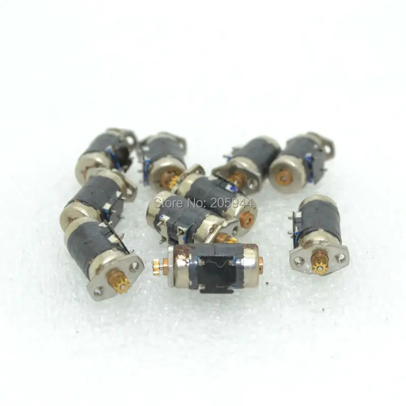 10 шт. Японии 2 фазы 4 Провода мини шаговый двигатель d: 6 мм Micro для камеры|micro stepper