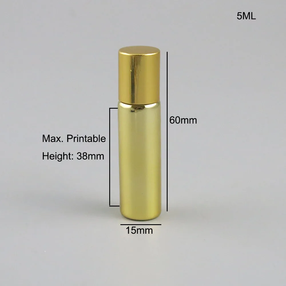 

24 x 5ml 10ml Essential Oil Roller Bottles with Glass Roller Balls Aromatherapy Perfumes Lip Glass Roll on Bottle Containers