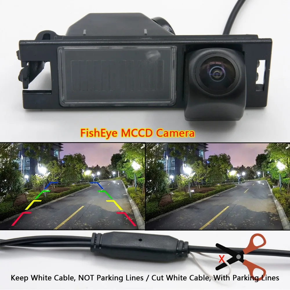 MCCD рыбий глаз 1080P Starlight для hyundai Tucson IX35 Buick Regal Chevrolet Malibu Автомобильная камера заднего вида беспроводной монитор