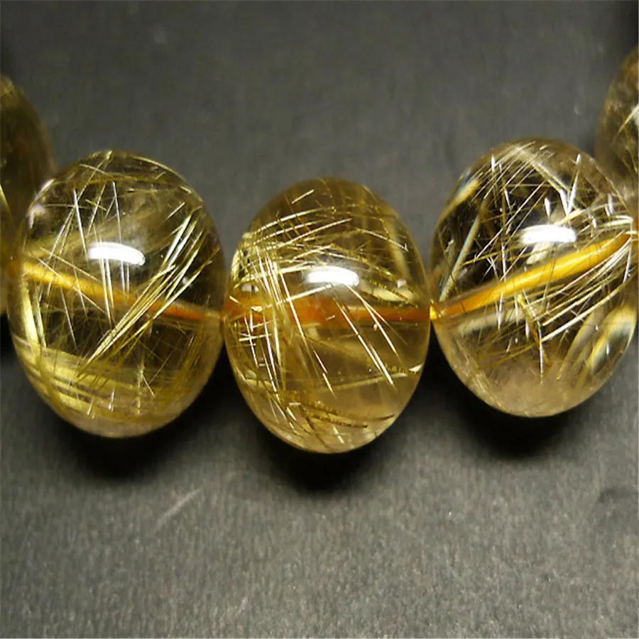 Женский и мужской браслет с кристаллами Just One из натурального желтого золота Hari