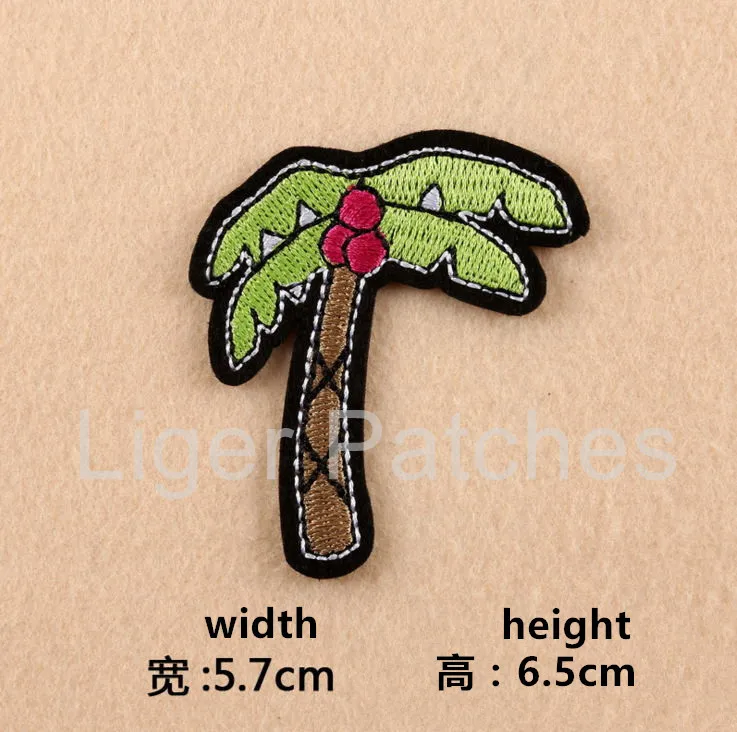 2017 New Patches Free Shipping 10 pcs Tree Embroidered cartoon patch iron on Motif Applique garment embroidery emblem accessory | Дом и сад