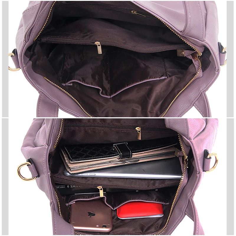 HIFAR 2019 женские кожаные сумки дизайнерские мягкие на плечо для женщин через