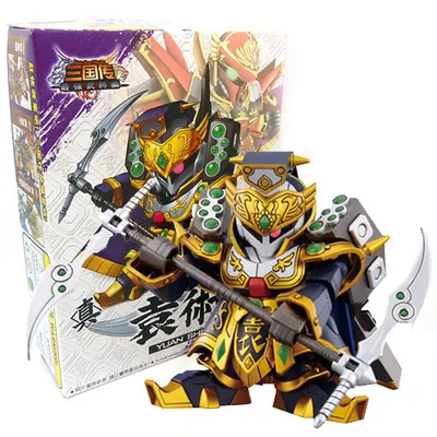 30 Аниме фигурки SD/BB Gundam Sousou Chouun Kanu Ryuubi Ryofu Chousen Kakouton 8 см модель горячее предложение: Наборы игрушек робот-Паззл хобби - Цвет: 30