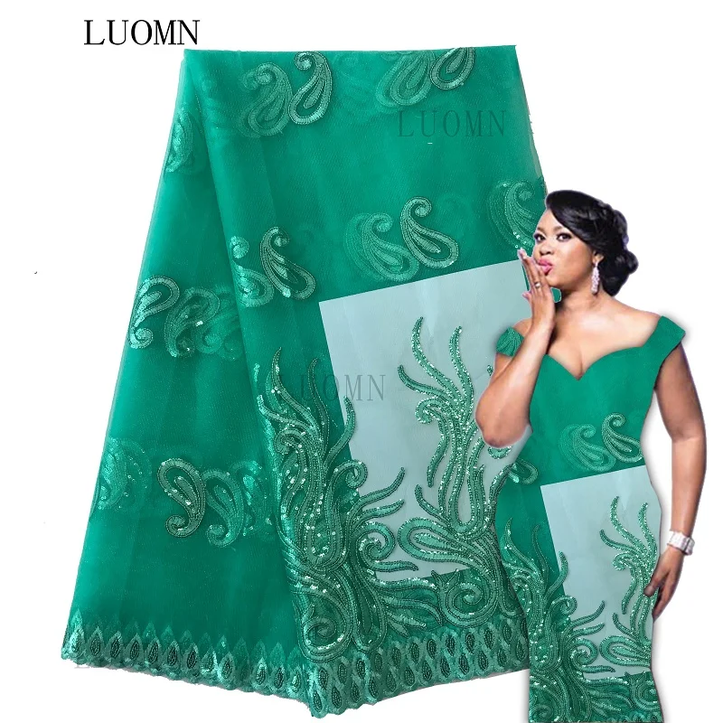 Французская сетчатая кружевная ткань 2018 новейшая африканская из гипюра с