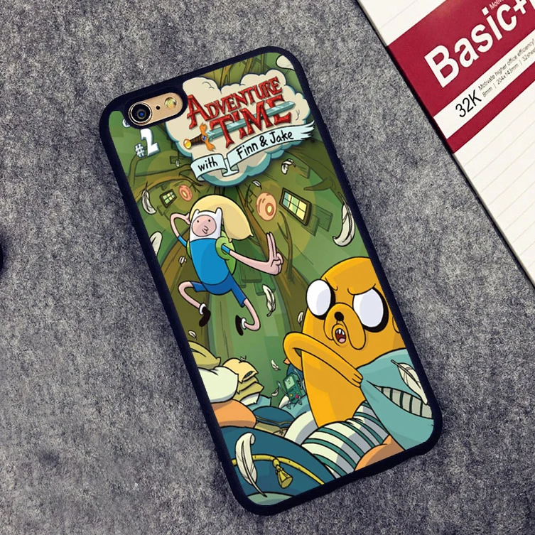 Jake Finn Space Lumpy Adventure Time Soft Silicone Protective case Cover For iPhone X 8 7 7Plus 6 6S Plus 5 5S 5C SE |