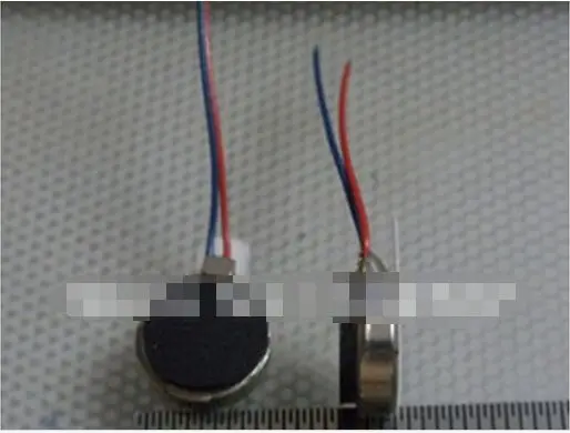 Вибрирующий пейджер для мобильного телефона 1000 x длина мотора монет 12 мм толщина 2