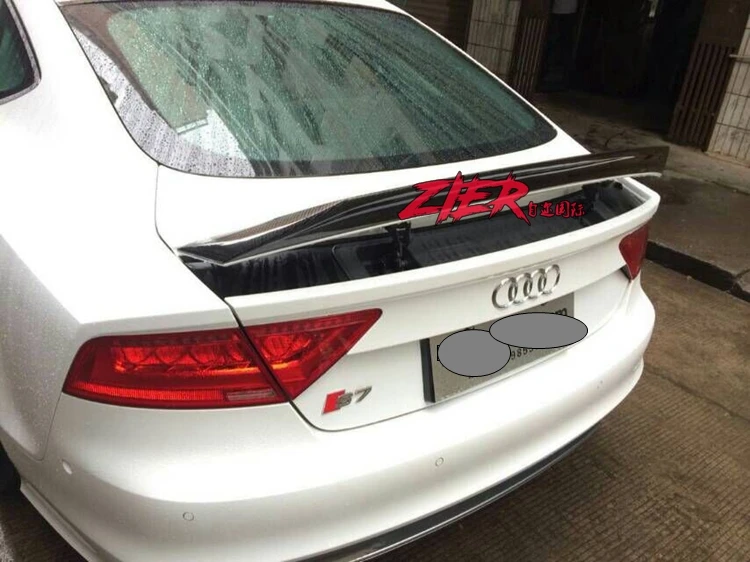 Подходит для Audi A7 S7 RS7 Karztec модифицированное углеродное волокно заднее крыло с