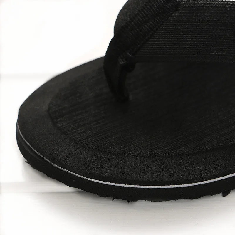 Мужские сандалии на плоской подошве повседневные классические пляжные шлепанцы