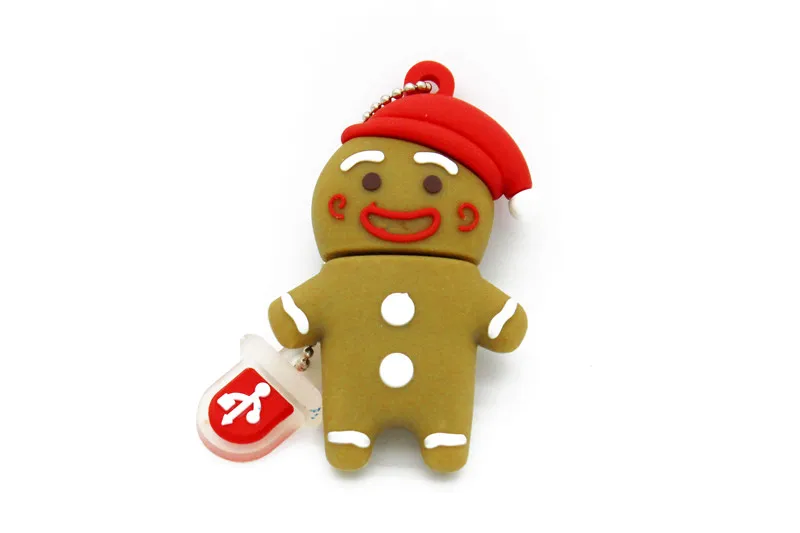 JASTER Gingerbread Man USB флеш-накопитель, игрушечный мальчик, ручка-накопитель, мультяшная флешка, 4 ГБ, 8 ГБ, 16 ГБ, 32 ГБ, карта памяти, U диск, USB 2,0