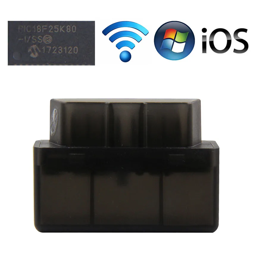 WIFI Style 02 ELM327 V1.5 PIC18F25K80 wifi/Bluetooth 4,0 OBDII OBD2 диагностический сканер ELM 327 V1.5 автомобильный считыватель кодов для IOS/Android инструмент - Цвет: WIFI Style 02