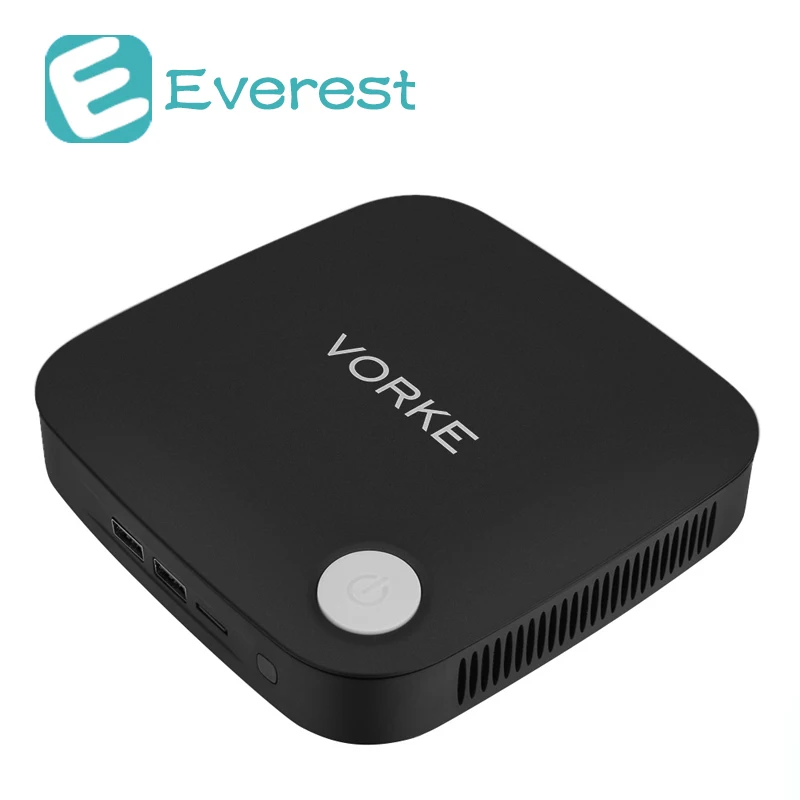 Vorke V1 плюс tv box Intel Apollo Lake J3455 smart 4 г Оперативная память 64 ГБ SSD mini pc windows 4K @ 60 Гц 802.11AC WI