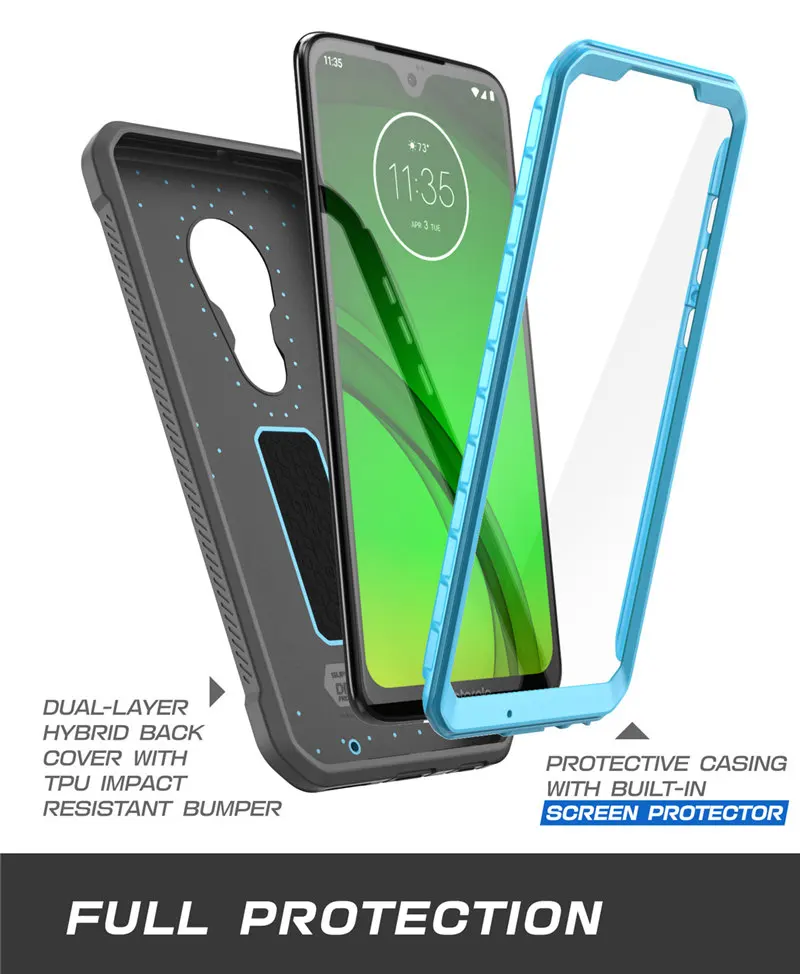 SUP чехол для Moto G7 чехол() UB Pro полный корпус прочная кобура крышка со встроенной защитной пленкой для Motorola Moto G7 чехол