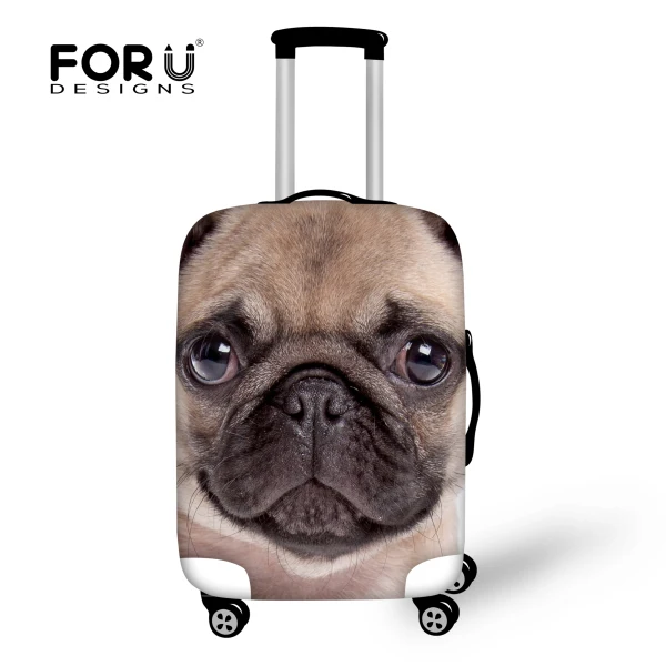 3104 FORUDESIGNS/чехол для багажа с леопардовым принтом для чемодана 18-30 дюймов, эластичные Защитные чехлы для путешествий, водонепроницаемые аксессуары для багажа - Цвет: 3104