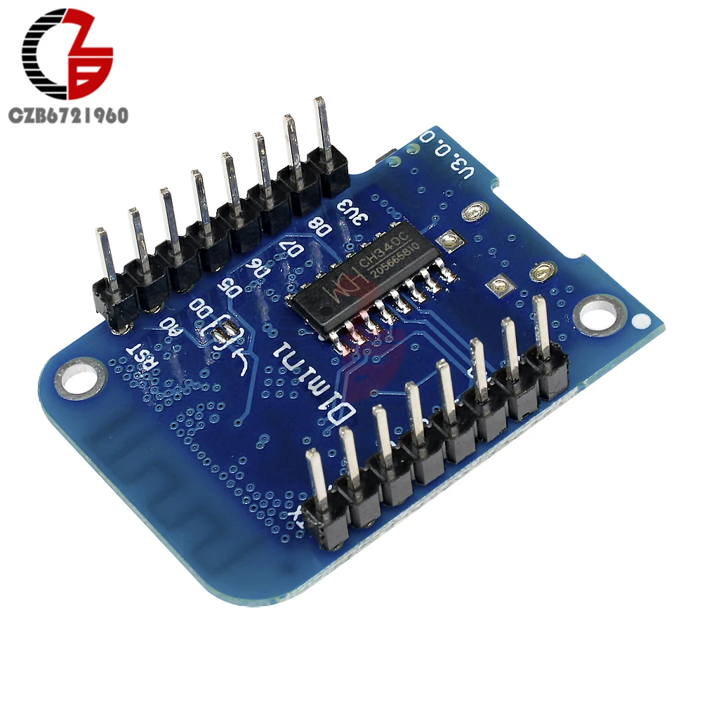 Плата разработки WEMOS D1 MINI V3.0.0 WIFI модуль IoT ESP8266 CH340 CH340G 4 Мб для Arduino MicroPython Nodemcu|mini