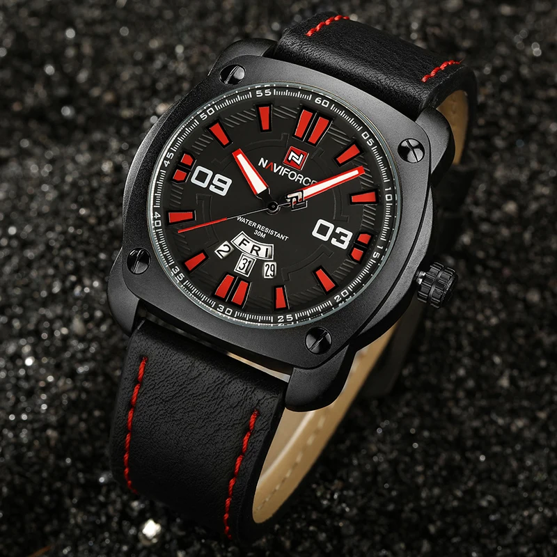 NAVIFORCE Men's Quartz Wrist Watch Fashion Luxury Top Brand Men Military Sports Watches Man Clock Male Relogio Masculino | Наручные