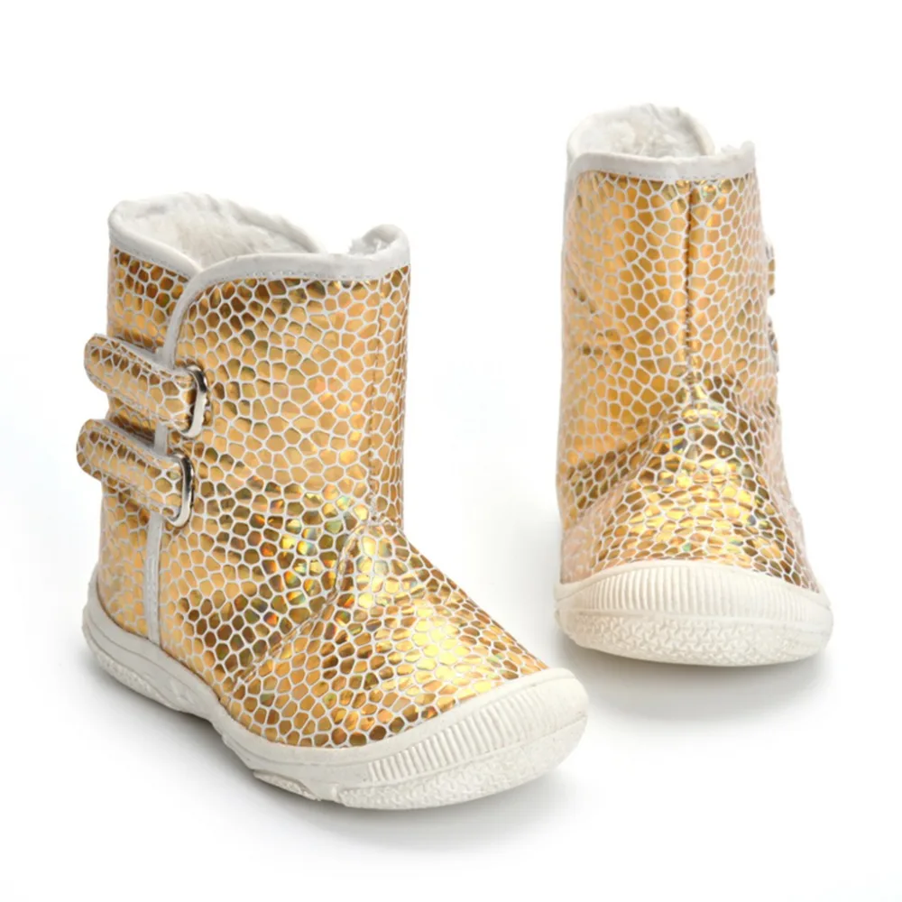 

2019 New Baby Girls Kids Boots Personality Leopard Print PU Suede Inner Warm Non-Slip Boots Fshion Toddler Baby Girls Shoes