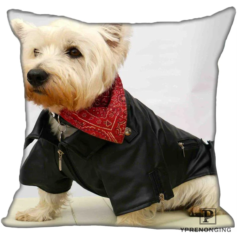 Лучший заказ _ Dog_Biker_Jacket (1) @ Наволочка на подушку спальня домашняя квадратная