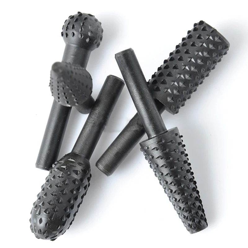 SWDPORT 5 шт. HSS мощный деревообрабатывающий Рашпиль зубило в форме вращающейся