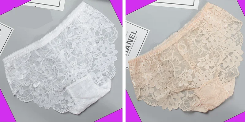 Jerrinut, полностью кружевные трусики для женщин, плюс размер, XL, XXL, XXXL, XXXXL, трусы, нижнее белье, нижнее белье, прозрачные трусики со средней талией