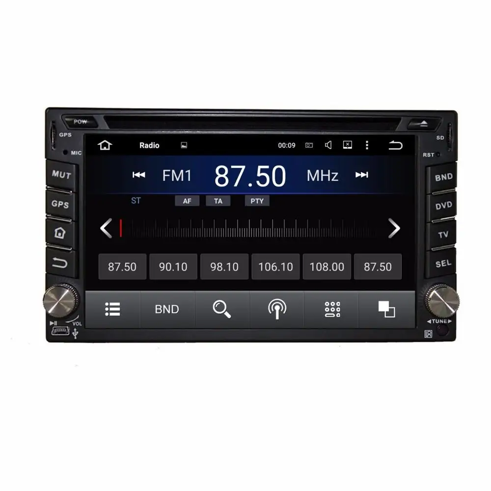 Автомобильный DVD-проигрыватель на основе Android с BT GPS 3G WIFI 6 2 дюйма автомобильный