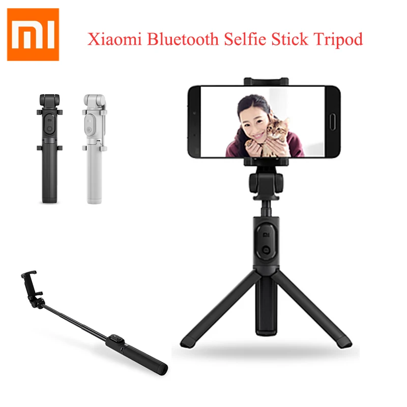 Оригинальный Xiaomi Ручной мини складной штатив 2 в 1 монопод селфи палка Bluetooth
