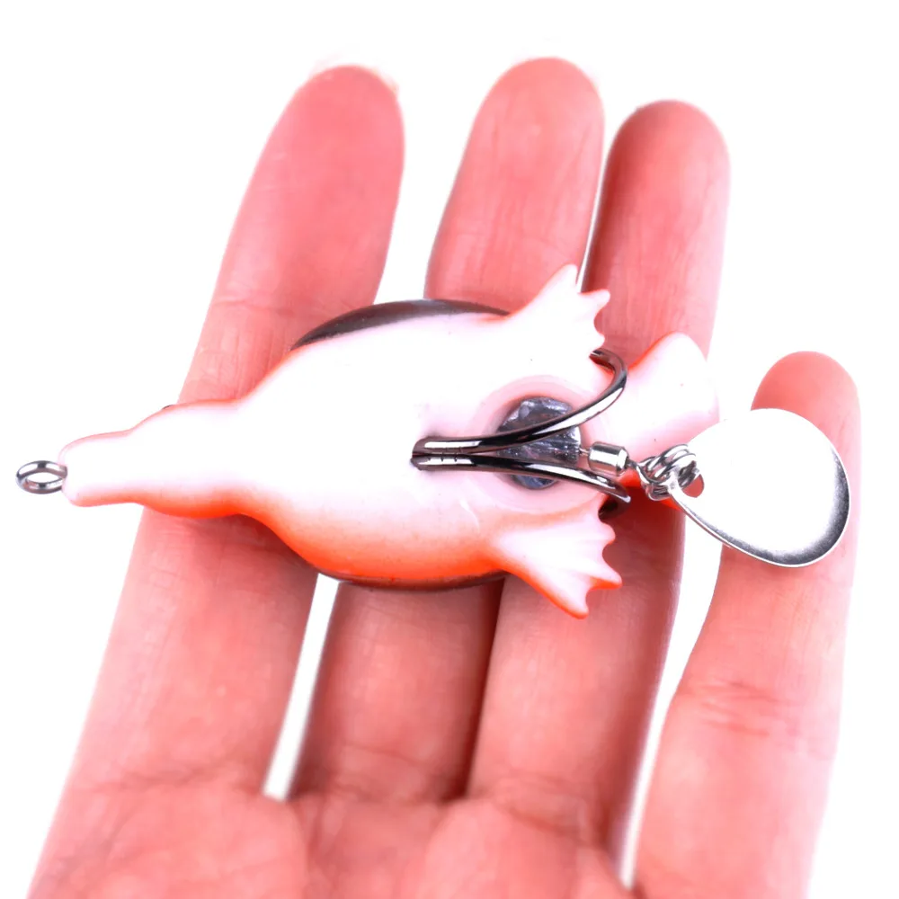 HENGJIA 5 шт./кор. 12 8 г 6 см Pesca щука рыболовные приманки искусственные утка мягкие 14 65
